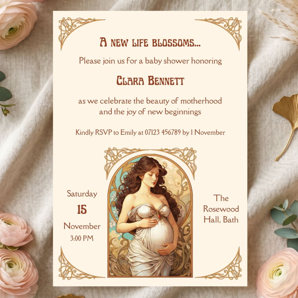 Divine Motherhood Invitation Inanna