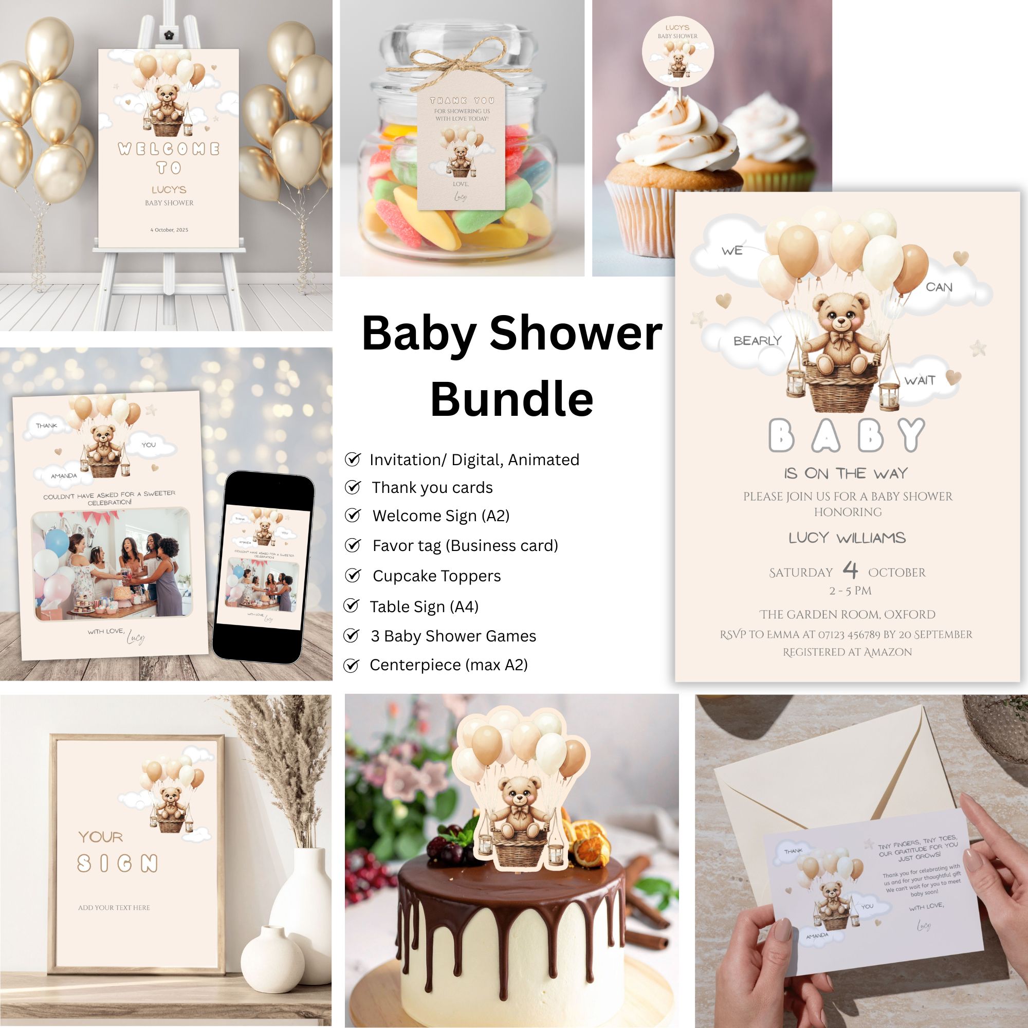 Bearly Wait Bundle Beige
